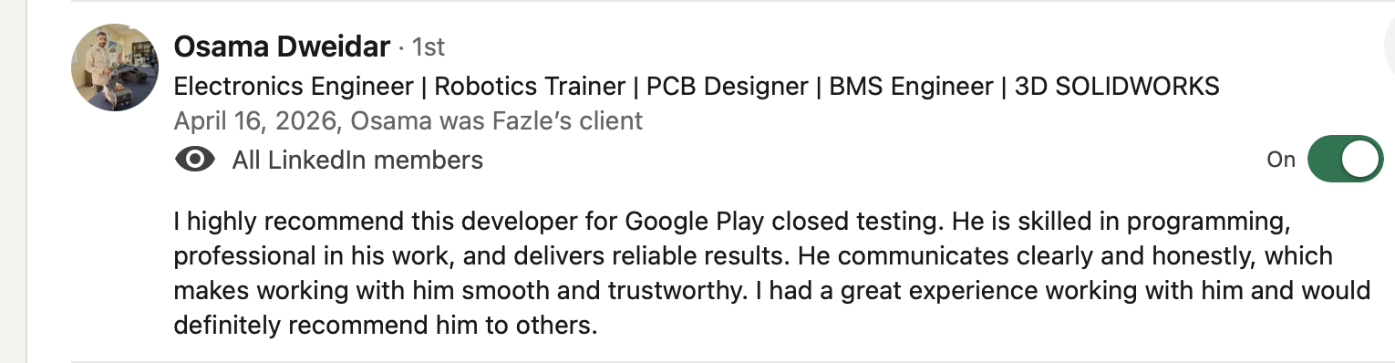 Client review 100