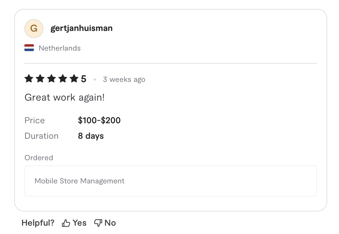 Client review 3