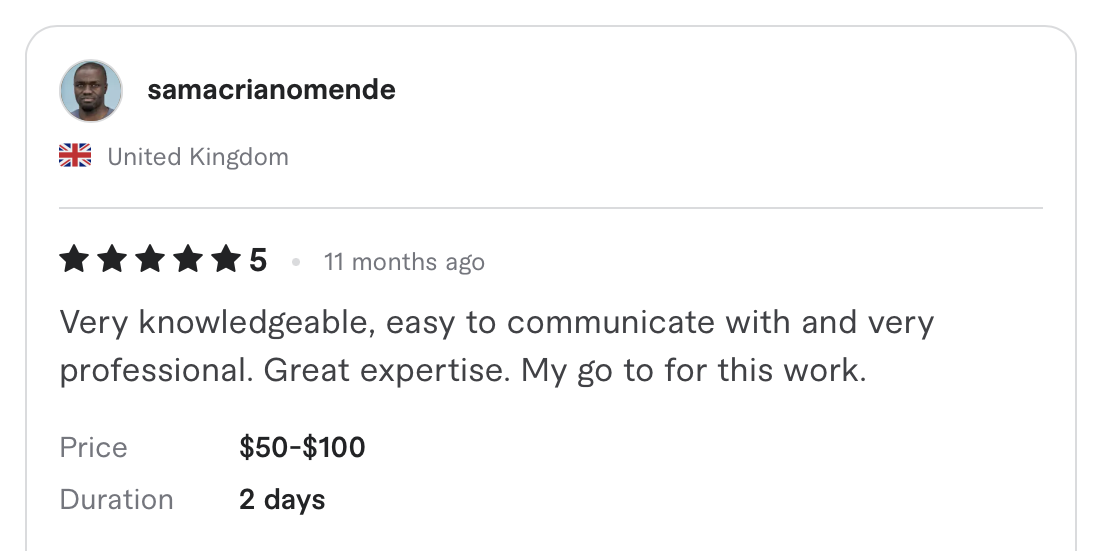 Client review 42