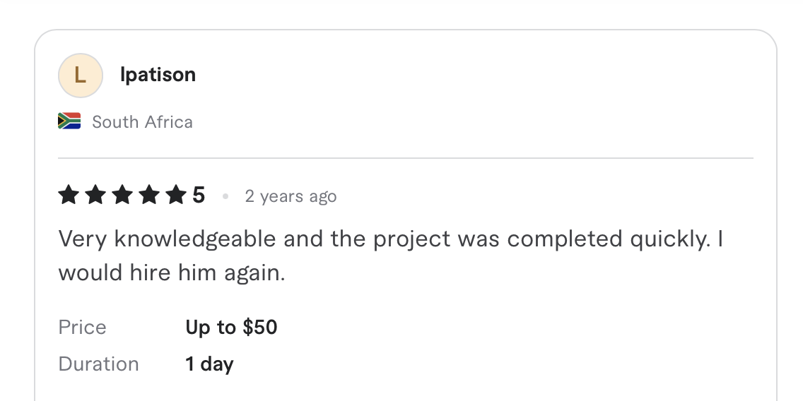 Client review 74