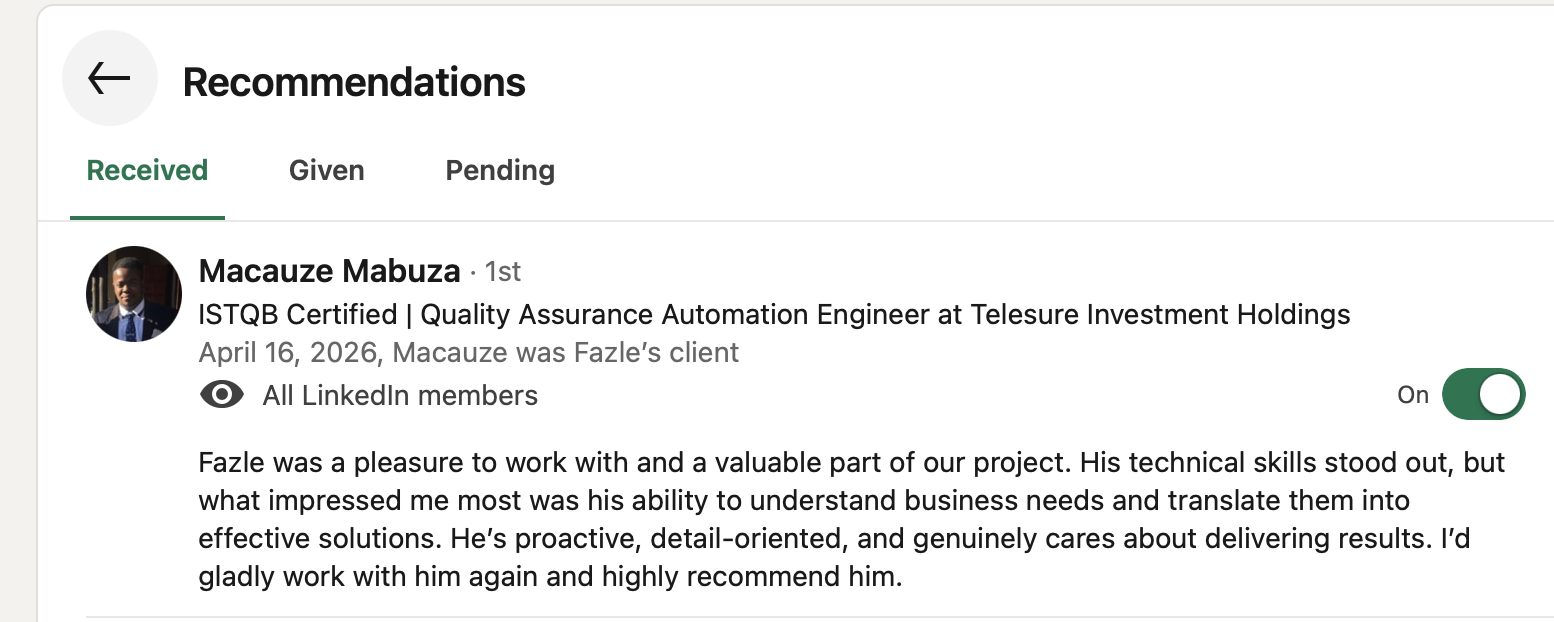 Client review 99